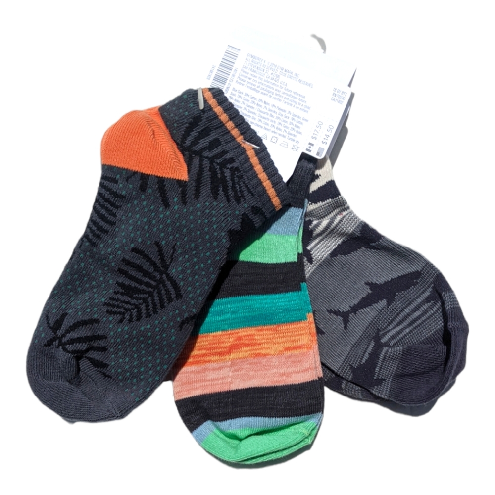 Gymboree Boys Sharks/Stripes/Tropical ankle Socks - Picture 3 of 7